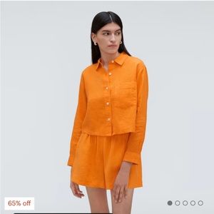 Everlane Linen Way Short Shirt